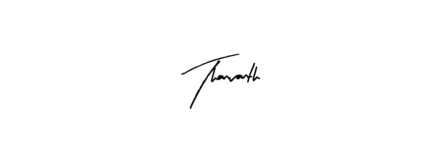 Thanvanth stylish signature style. Best Handwritten Sign (Arty Signature) for my name. Handwritten Signature Collection Ideas for my name Thanvanth. Thanvanth signature style 8 images and pictures png