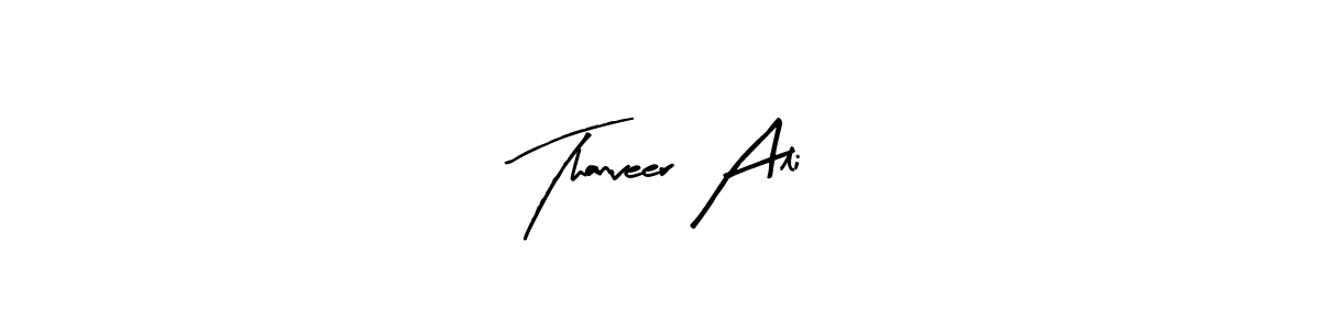 Best and Professional Signature Style for Thanveer Ali. Arty Signature Best Signature Style Collection. Thanveer Ali signature style 8 images and pictures png