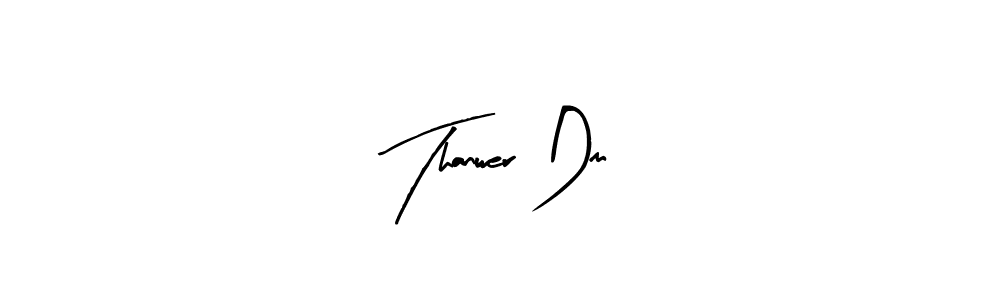 Similarly Arty Signature is the best handwritten signature design. Signature creator online .You can use it as an online autograph creator for name Thanwer Dm. Thanwer Dm signature style 8 images and pictures png