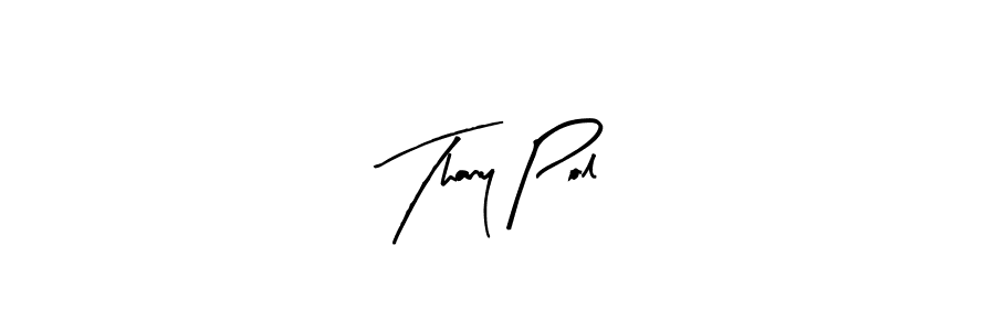 The best way (Arty Signature) to make a short signature is to pick only two or three words in your name. The name Thany Pol include a total of six letters. For converting this name. Thany Pol signature style 8 images and pictures png