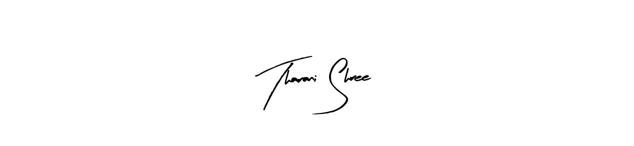 Use a signature maker to create a handwritten signature online. With this signature software, you can design (Arty Signature) your own signature for name Tharani Shree. Tharani Shree signature style 8 images and pictures png