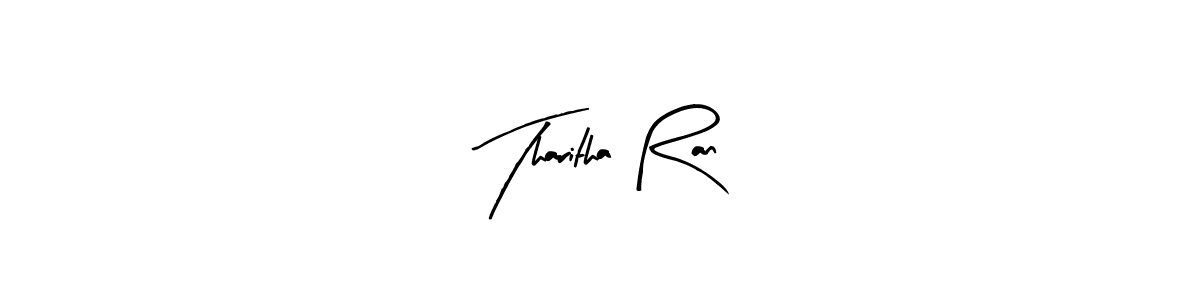 Best and Professional Signature Style for Tharitha Ran. Arty Signature Best Signature Style Collection. Tharitha Ran signature style 8 images and pictures png