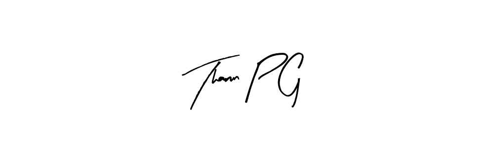 Best and Professional Signature Style for Tharun P G. Arty Signature Best Signature Style Collection. Tharun P G signature style 8 images and pictures png
