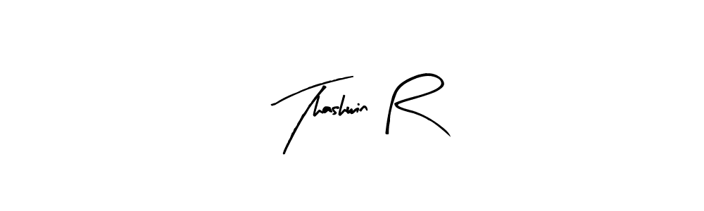 if you are searching for the best signature style for your name Thashwin R. so please give up your signature search. here we have designed multiple signature styles  using Arty Signature. Thashwin R signature style 8 images and pictures png