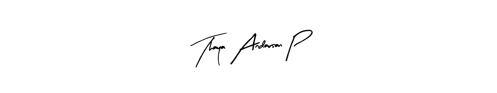 This is the best signature style for the Thaya Andarsan P name. Also you like these signature font (Arty Signature). Mix name signature. Thaya Andarsan P signature style 8 images and pictures png