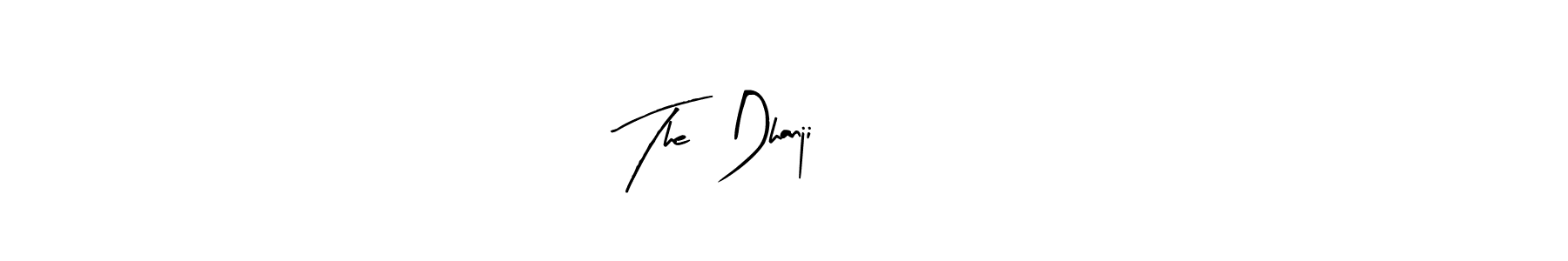 This is the best signature style for the The  Dhanji    143 name. Also you like these signature font (Arty Signature). Mix name signature. The  Dhanji    143 signature style 8 images and pictures png