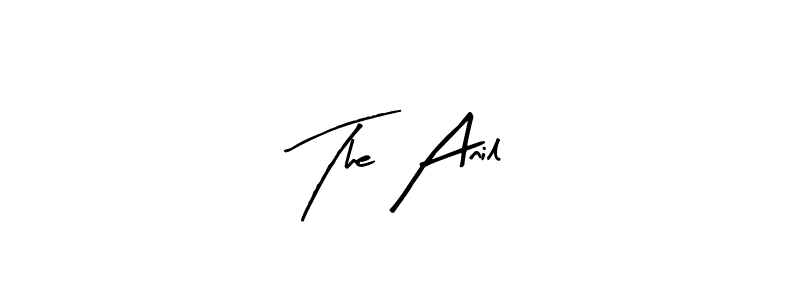 The best way (Arty Signature) to make a short signature is to pick only two or three words in your name. The name The Anil include a total of six letters. For converting this name. The Anil signature style 8 images and pictures png