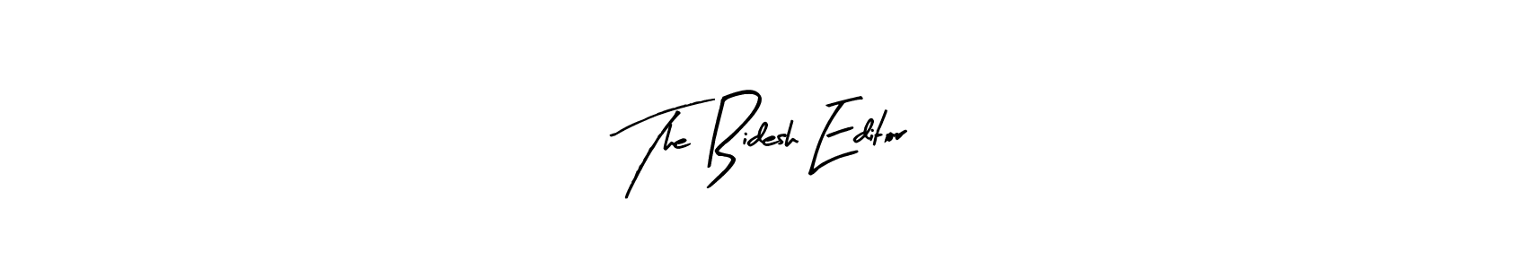This is the best signature style for the The Bidesh Editor name. Also you like these signature font (Arty Signature). Mix name signature. The Bidesh Editor signature style 8 images and pictures png