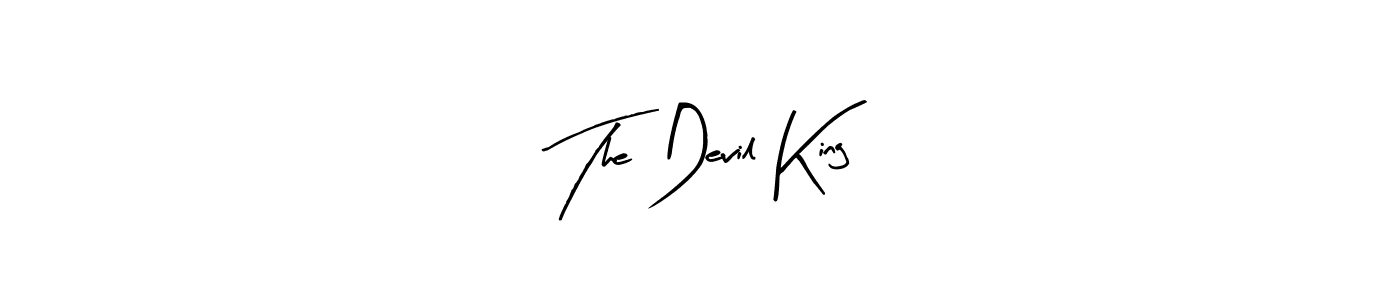 Also we have The Devil King name is the best signature style. Create professional handwritten signature collection using Arty Signature autograph style. The Devil King signature style 8 images and pictures png