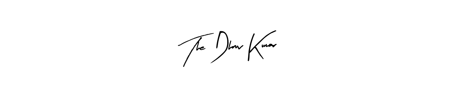You should practise on your own different ways (Arty Signature) to write your name (The Dhruv Kumar) in signature. don't let someone else do it for you. The Dhruv Kumar signature style 8 images and pictures png