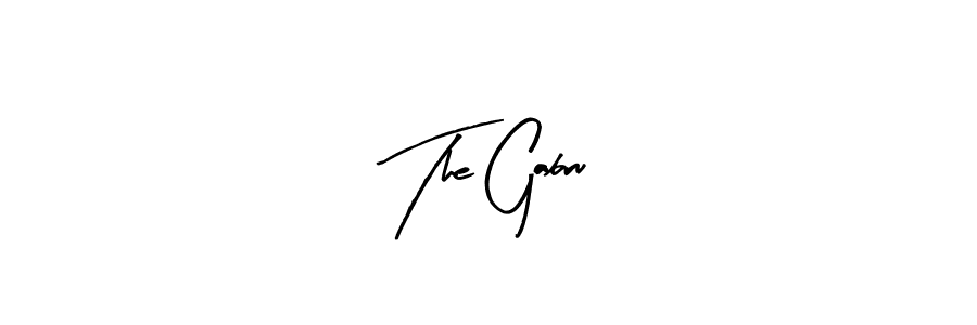 The Gabru stylish signature style. Best Handwritten Sign (Arty Signature) for my name. Handwritten Signature Collection Ideas for my name The Gabru. The Gabru signature style 8 images and pictures png
