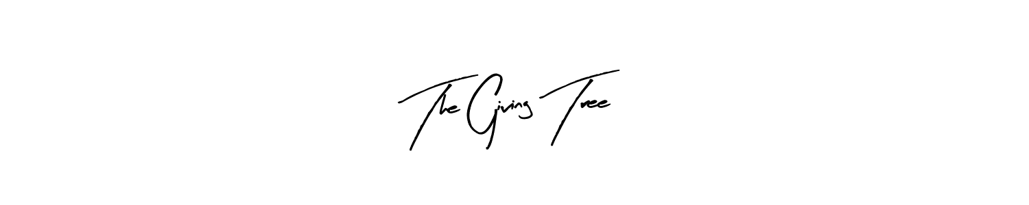 How to make The Giving Tree signature? Arty Signature is a professional autograph style. Create handwritten signature for The Giving Tree name. The Giving Tree signature style 8 images and pictures png