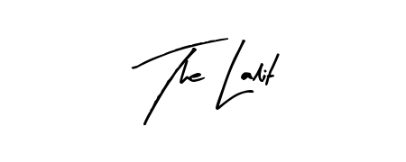 Create your official email sign-off with The Lalit name in Arty Signature style. Crisp, clean, and perfectly legible across all screens. The Lalit signature style 8 images and pictures png