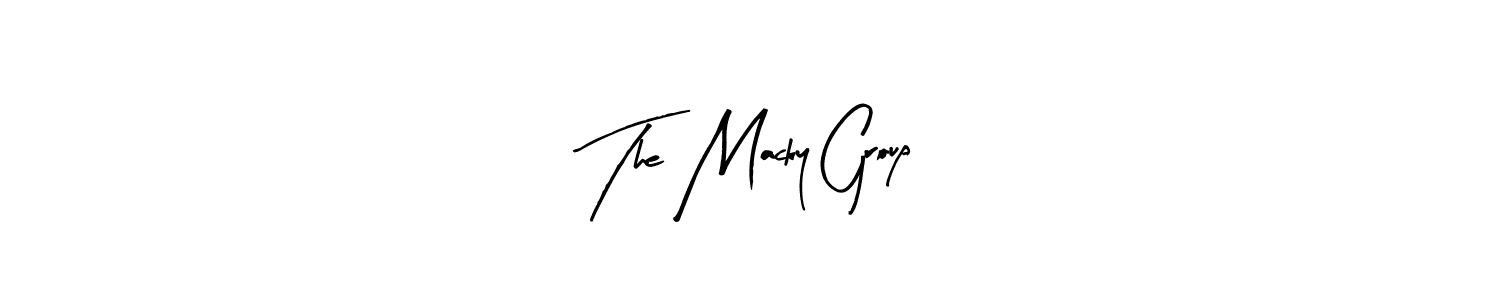 Create a beautiful signature design for name The Macky Group. With this signature (Arty Signature) fonts, you can make a handwritten signature for free. The Macky Group signature style 8 images and pictures png