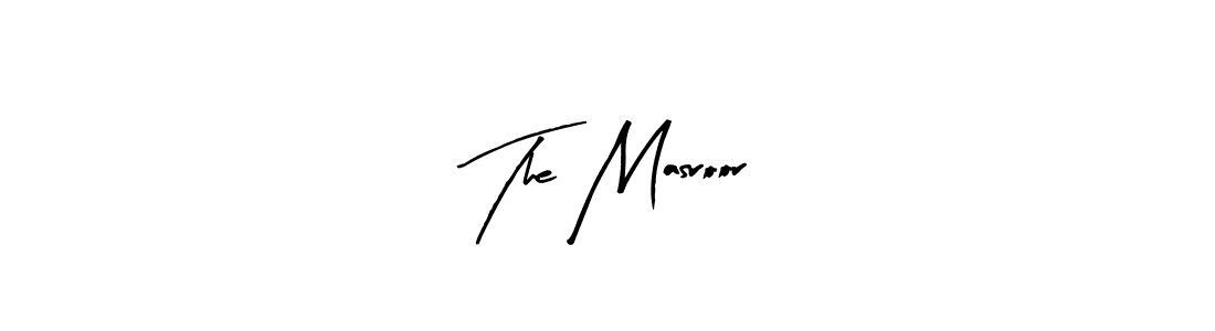 Make a beautiful signature design for name The Masroor. Use this online signature maker to create a handwritten signature for free. The Masroor signature style 8 images and pictures png