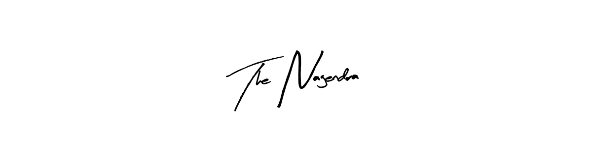 Make a beautiful signature design for name The Nagendra. With this signature (Arty Signature) style, you can create a handwritten signature for free. The Nagendra signature style 8 images and pictures png