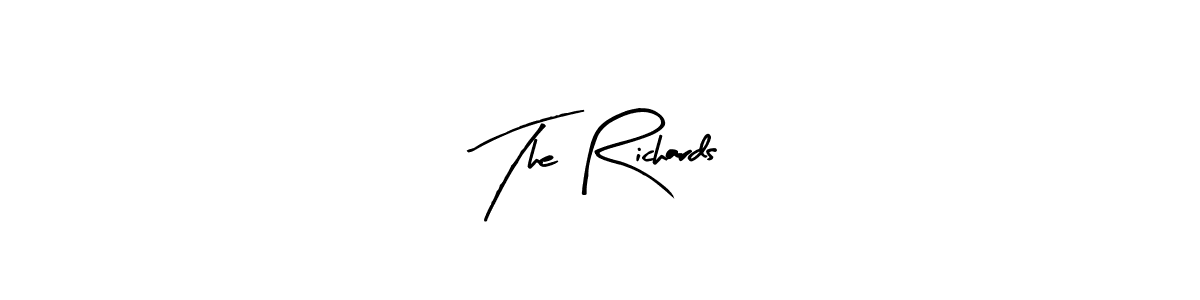 How to make The Richards signature? Arty Signature is a professional autograph style. Create handwritten signature for The Richards name. The Richards signature style 8 images and pictures png