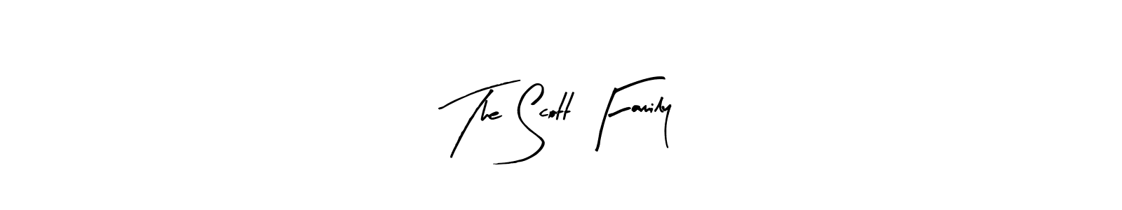 How to make The Scott Family signature? Arty Signature is a professional autograph style. Create handwritten signature for The Scott Family name. The Scott Family signature style 8 images and pictures png