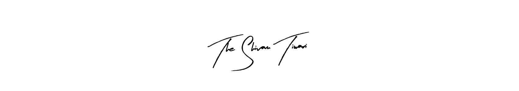 Create a beautiful signature design for name The Shivam Tiwari. With this signature (Arty Signature) fonts, you can make a handwritten signature for free. The Shivam Tiwari signature style 8 images and pictures png