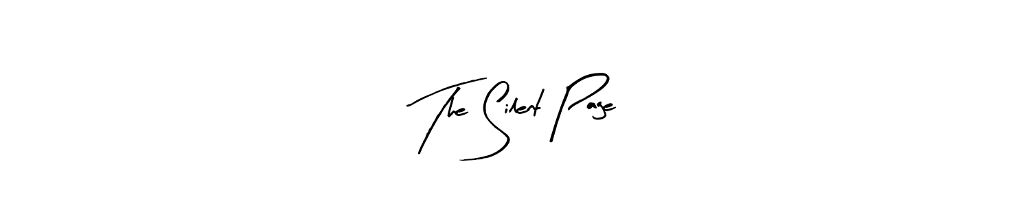 Best and Professional Signature Style for The Silent Page. Arty Signature Best Signature Style Collection. The Silent Page signature style 8 images and pictures png
