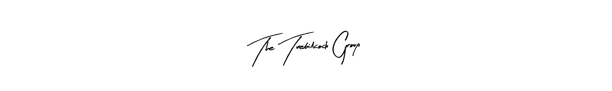 How to make The Trebilcock Group name signature. Use Arty Signature style for creating short signs online. This is the latest handwritten sign. The Trebilcock Group signature style 8 images and pictures png
