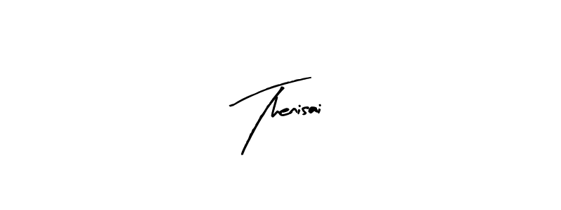 Make a beautiful signature design for name Thenisai. With this signature (Arty Signature) style, you can create a handwritten signature for free. Thenisai signature style 8 images and pictures png