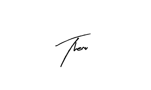 Make a beautiful signature design for name Thenu. With this signature (Arty Signature) style, you can create a handwritten signature for free. Thenu signature style 8 images and pictures png