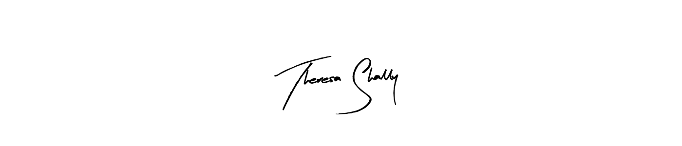 if you are searching for the best signature style for your name Theresa Shally. so please give up your signature search. here we have designed multiple signature styles  using Arty Signature. Theresa Shally signature style 8 images and pictures png