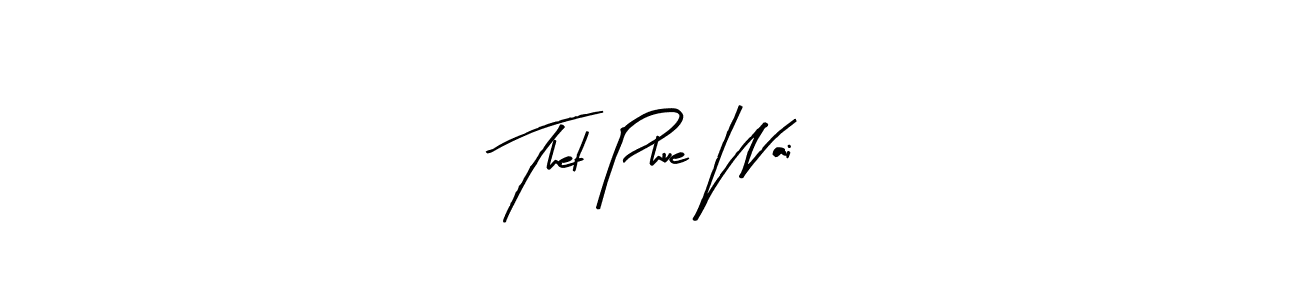 Also You can easily find your signature by using the search form. We will create Thet Phue Wai name handwritten signature images for you free of cost using Arty Signature sign style. Thet Phue Wai signature style 8 images and pictures png