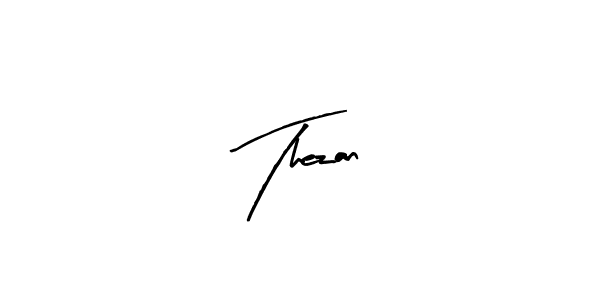 Thezan stylish signature style. Best Handwritten Sign (Arty Signature) for my name. Handwritten Signature Collection Ideas for my name Thezan. Thezan signature style 8 images and pictures png