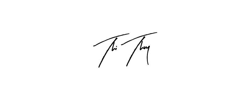 Also You can easily find your signature by using the search form. We will create Thi Thuy name handwritten signature images for you free of cost using Arty Signature sign style. Thi Thuy signature style 8 images and pictures png