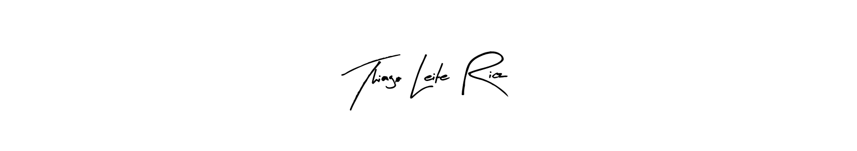 You should practise on your own different ways (Arty Signature) to write your name (Thiago Leite Ricz) in signature. don't let someone else do it for you. Thiago Leite Ricz signature style 8 images and pictures png
