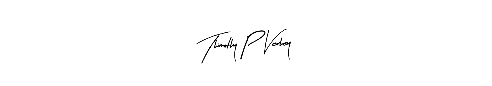 The best way (Arty Signature) to make a short signature is to pick only two or three words in your name. The name Thimothy P Verhey include a total of six letters. For converting this name. Thimothy P Verhey signature style 8 images and pictures png