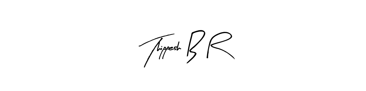 Here are the top 10 professional signature styles for the name Thippesh B R. These are the best autograph styles you can use for your name. Thippesh B R signature style 8 images and pictures png