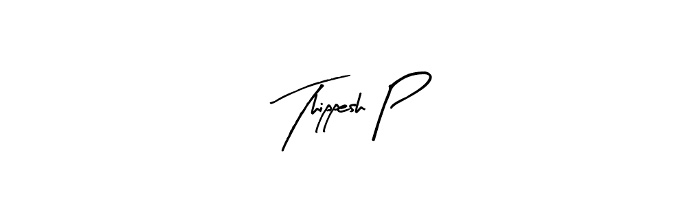 It looks lik you need a new signature style for name Thippesh P. Design unique handwritten (Arty Signature) signature with our free signature maker in just a few clicks. Thippesh P signature style 8 images and pictures png