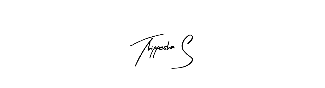 It looks lik you need a new signature style for name Thippesha S. Design unique handwritten (Arty Signature) signature with our free signature maker in just a few clicks. Thippesha S signature style 8 images and pictures png
