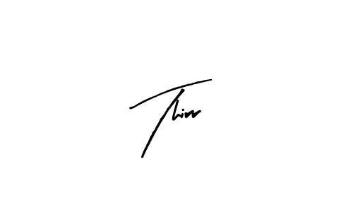 Design your own signature with our free online signature maker. With this signature software, you can create a handwritten (Arty Signature) signature for name Thirr. Thirr signature style 8 images and pictures png
