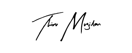 Create an unforgettable impression when signing with Thiru Mugilan name styled in Arty Signature typography. 100% free online generator. Thiru Mugilan signature style 8 images and pictures png