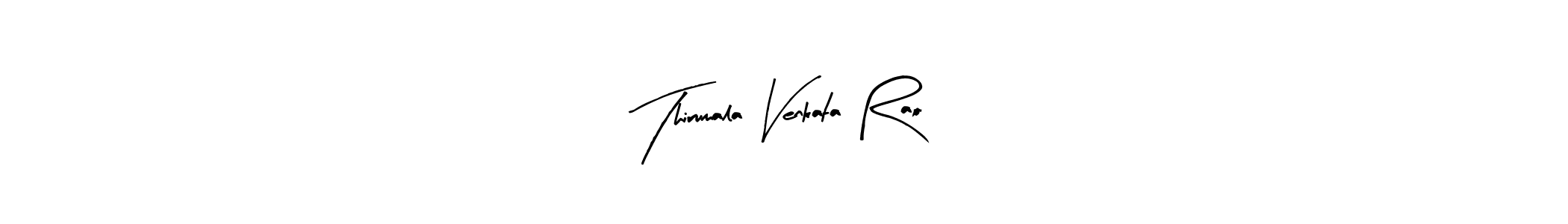 Arty Signature is a professional signature style that is perfect for those who want to add a touch of class to their signature. It is also a great choice for those who want to make their signature more unique. Get Thirumala Venkata Rao name to fancy signature for free. Thirumala Venkata Rao signature style 8 images and pictures png