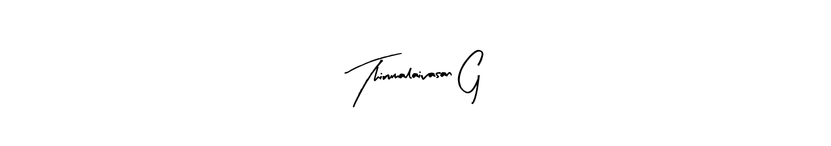Also we have Thirumalaivasan G name is the best signature style. Create professional handwritten signature collection using Arty Signature autograph style. Thirumalaivasan G signature style 8 images and pictures png
