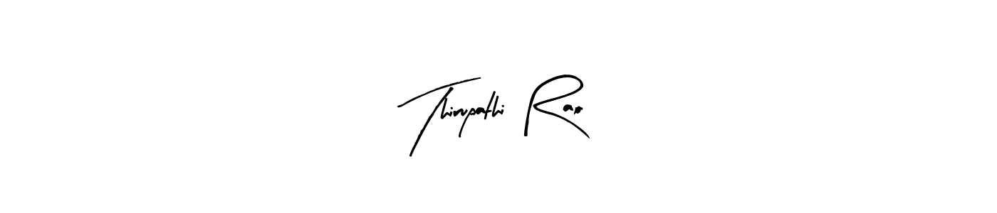 Similarly Arty Signature is the best handwritten signature design. Signature creator online .You can use it as an online autograph creator for name Thirupathi Rao. Thirupathi Rao signature style 8 images and pictures png