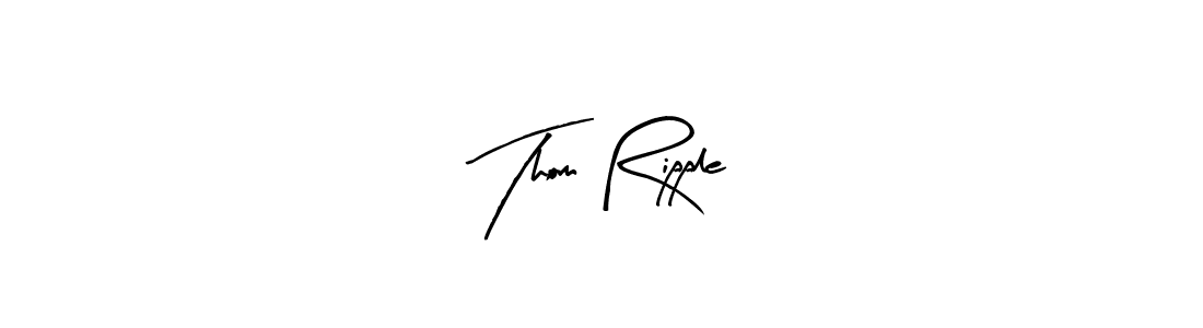 if you are searching for the best signature style for your name Thom Ripple. so please give up your signature search. here we have designed multiple signature styles  using Arty Signature. Thom Ripple signature style 8 images and pictures png