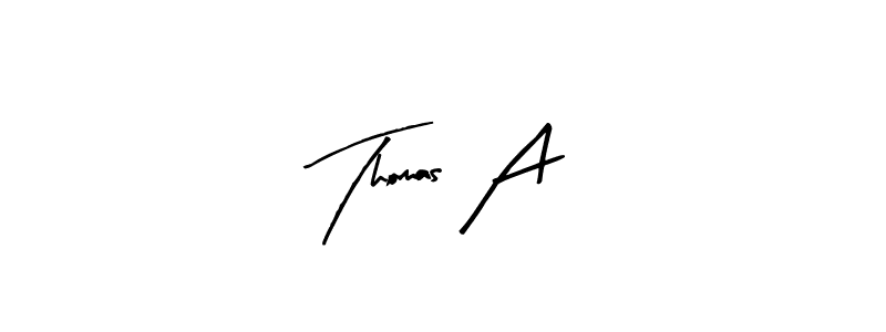 Similarly Arty Signature is the best handwritten signature design. Signature creator online .You can use it as an online autograph creator for name Thomas A. Thomas A signature style 8 images and pictures png