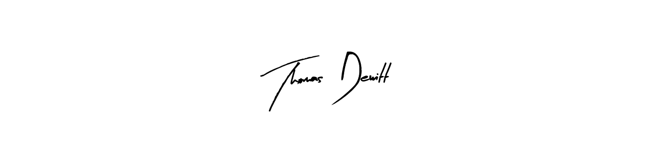 Design your own signature with our free online signature maker. With this signature software, you can create a handwritten (Arty Signature) signature for name Thomas Dewitt. Thomas Dewitt signature style 8 images and pictures png