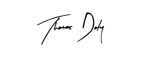 Designed for modern professionals: Thomas Doty name signature crafted with Arty Signature script. Ready for digital PDF workflows. Thomas Doty signature style 8 images and pictures png