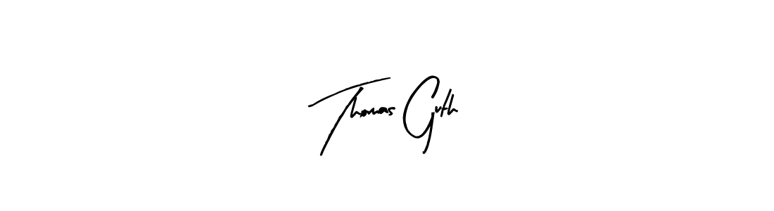 Thomas Guth stylish signature style. Best Handwritten Sign (Arty Signature) for my name. Handwritten Signature Collection Ideas for my name Thomas Guth. Thomas Guth signature style 8 images and pictures png