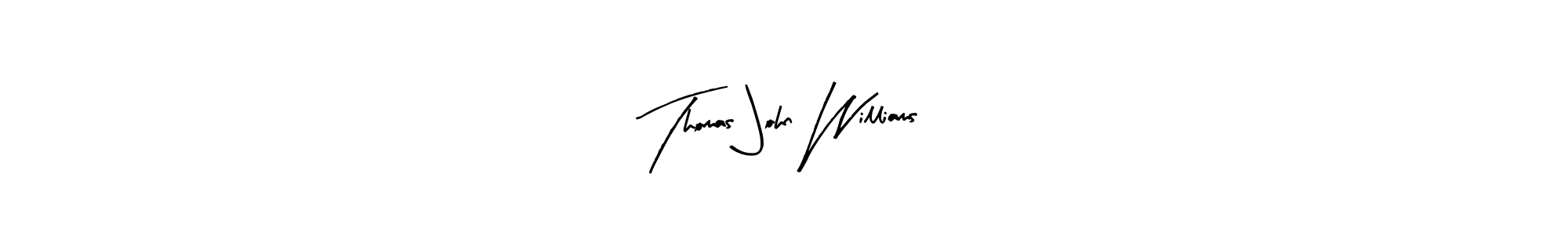 Also we have Thomas John Williams name is the best signature style. Create professional handwritten signature collection using Arty Signature autograph style. Thomas John Williams signature style 8 images and pictures png