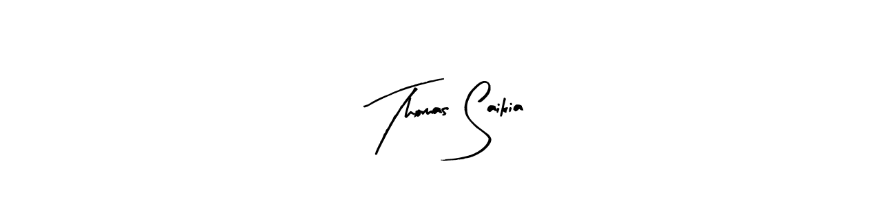 You can use this online signature creator to create a handwritten signature for the name Thomas Saikia. This is the best online autograph maker. Thomas Saikia signature style 8 images and pictures png