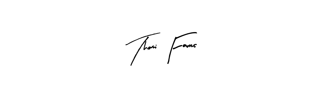 Similarly Arty Signature is the best handwritten signature design. Signature creator online .You can use it as an online autograph creator for name Thomi Farms. Thomi Farms signature style 8 images and pictures png
