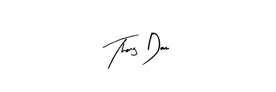 Design your own signature with our free online signature maker. With this signature software, you can create a handwritten (Arty Signature) signature for name Thong Dam. Thong Dam signature style 8 images and pictures png